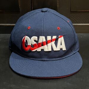 Nike True Osaka Snapback Hat Blue Red Embroidered Adjustable Baseball Cap
